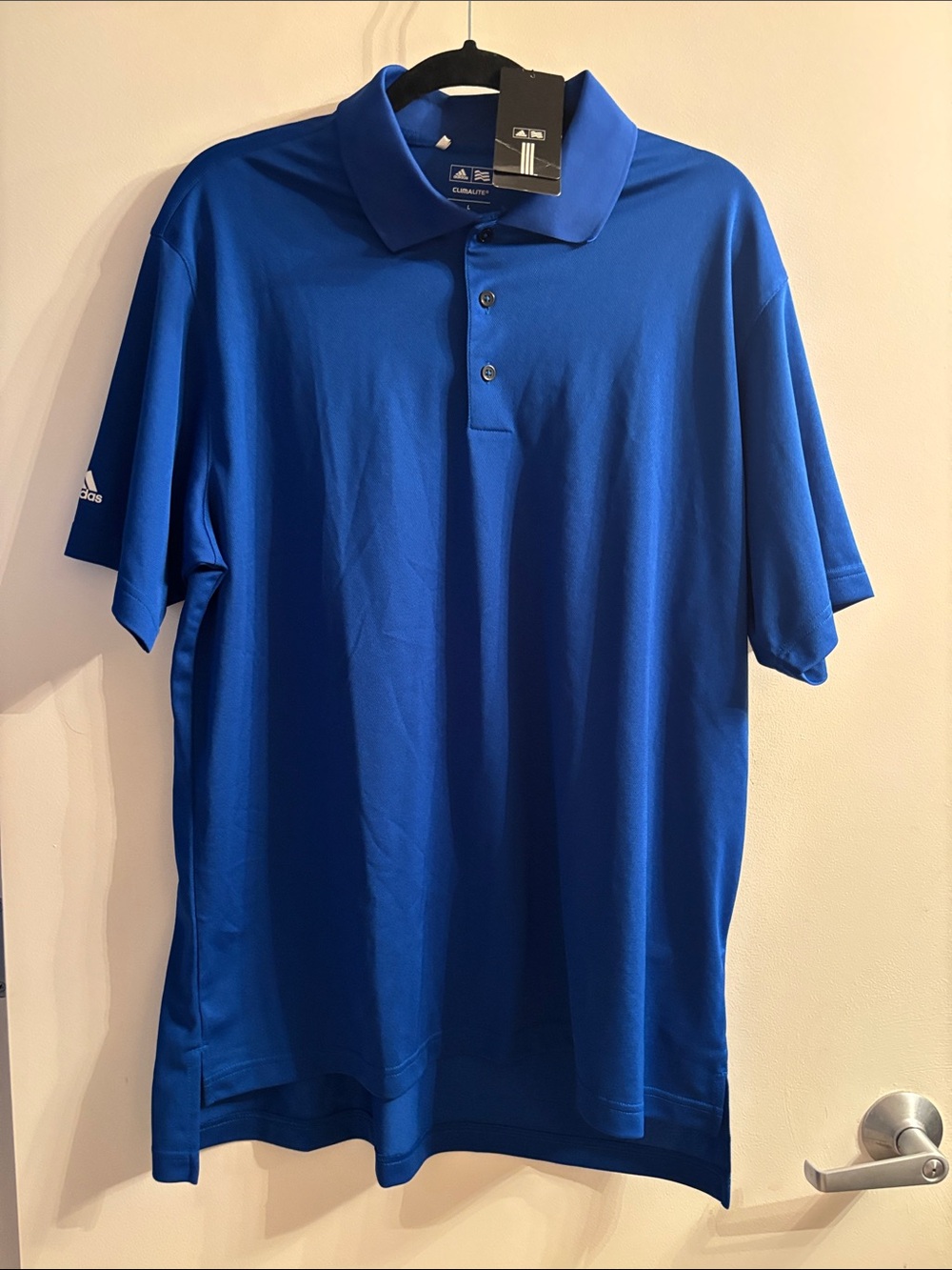 adidas Men's Blue Performance Polo Shirt